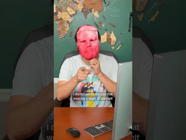 Did someone really wear a mask on Fox News?