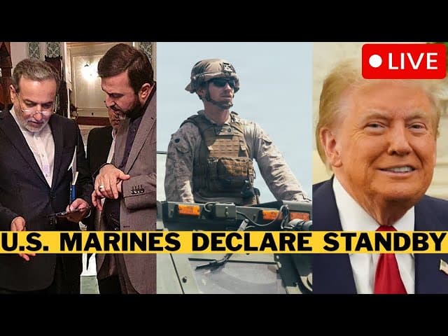 LIVE: Final Iran Talks CHAOS - IRGC Reject Trump Demands - U.S. Troops On High Alert
