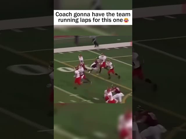 Coach was sweating😅