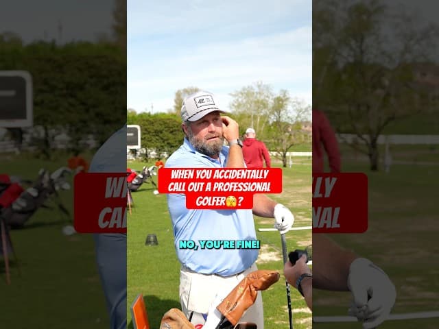 Did we CALL OUT a PRO GOLFER?😅🫣