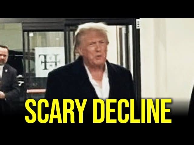 Watch Trump’s SCARY DECLINE Caught on Camera