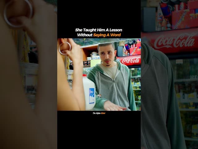 She Taught Him a Lesson Without Saying a Word #humanbehavior #psychology #choices