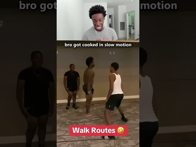 bro got cooked in slow mo