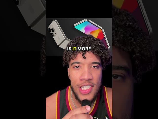 Apple is considering a flip phone.. #carterpcs #tech #apple #applefold