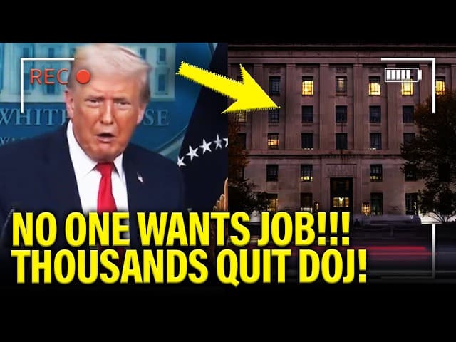 Trump SUFFERS 5,000 Resignations…NO ONE WANTS JOB!!