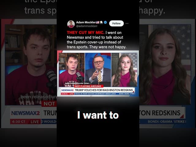 I made a Newsmax Host RAGE QUIT our Interview