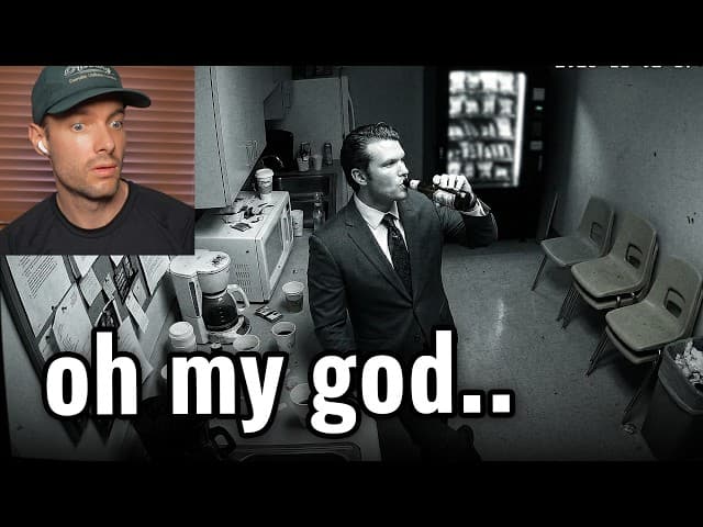 BREAKING: Pete Hegseth was just caught drinking on the job