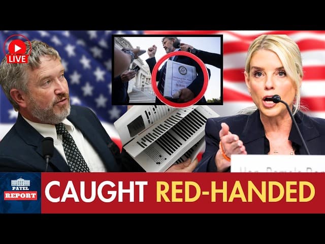 Massie Caught Bondi Red-Handed Hiding A Name In Epstein Files — She Called Him 'Failed Politician'