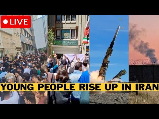 LIVE: Mass Protests ERUPT In Iran - IRGC Launch Missiles At Arab States