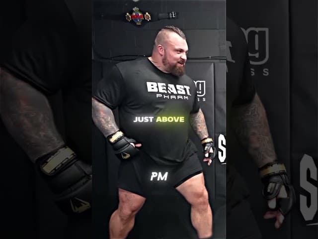 Eddie Hall Gets Leg-Kicked by 9-Year-Old and UFC Champion Tom Aspinall…😳🥊