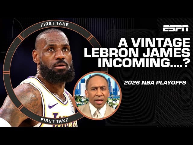 Stephen A. predicts the Lakers will get SWEPT vs. Rockets 👀 | First Take