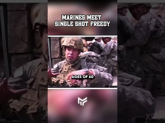 Marines Hunting Single Shot Freddy 🤯 #shorts #military