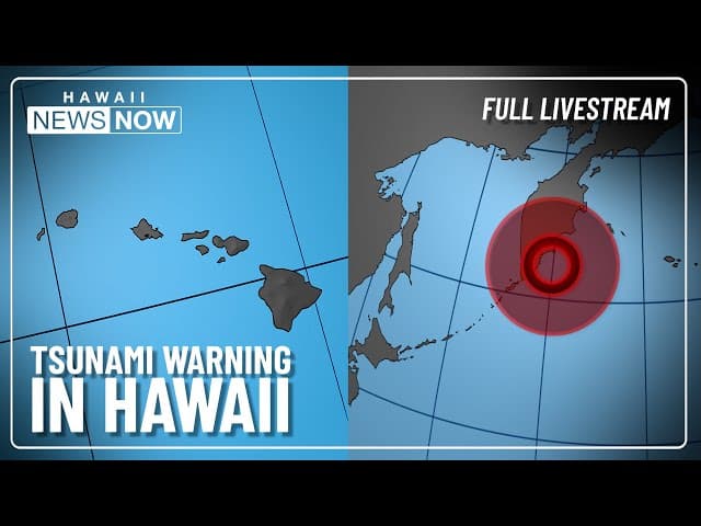 Tsunami warning issued for Hawaii | HNN Full Livestream