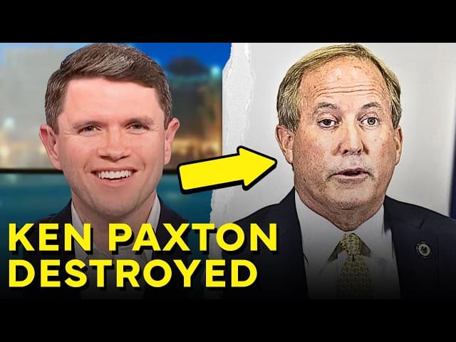 James Talarico SLAMS Ken Paxton's Corruption LIVE ON AIR