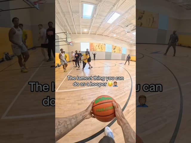 The lamest thing you can do as a hooper 😭🥀 #basketball #hoops #relatable #viral #ballislife
