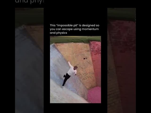 This Pit Was Designed to Be Inescapable (but physics always wins)