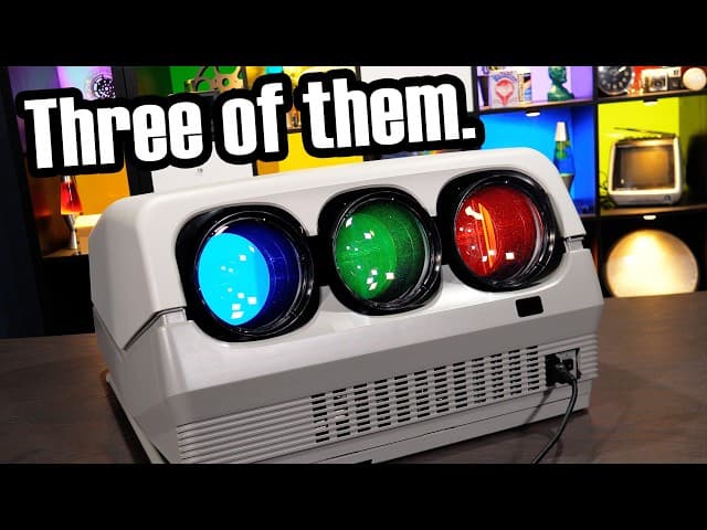 Video projectors used to be ridiculously cool