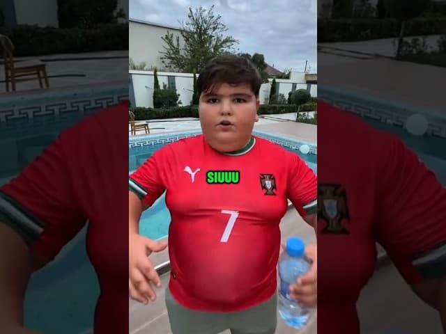 Little Ronaldo Fan Agree With Cr7.. #cr7 #cristianoronaldo #ronaldo