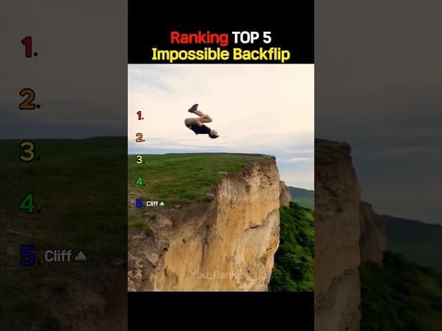 Ranking TOP 5 Impossible Backflip Moments