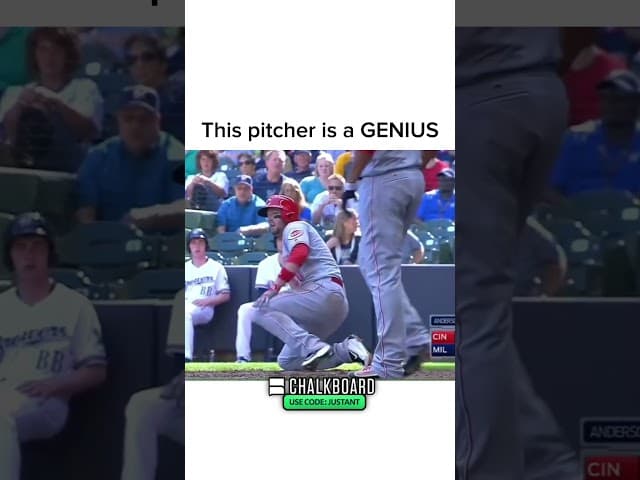 This pitcher is a GENIUS #mlb