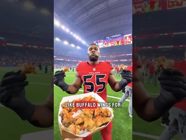 This NFL team eats the food of their opponents! #shorts #nfl #chicken