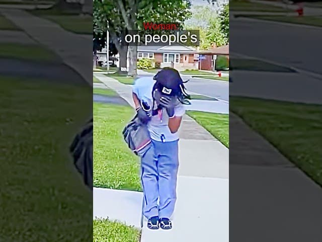 Delivery Man Ruins Her Front Lawn!