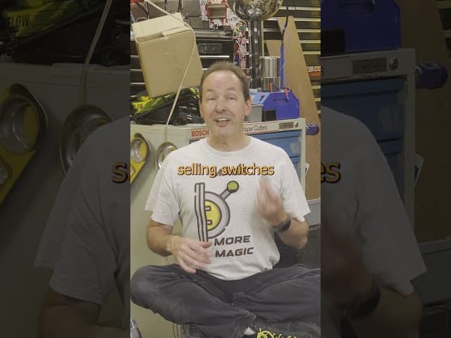 Transparent Switch #chrisboden #comedy #educational #engineering #electronics #technology #parts