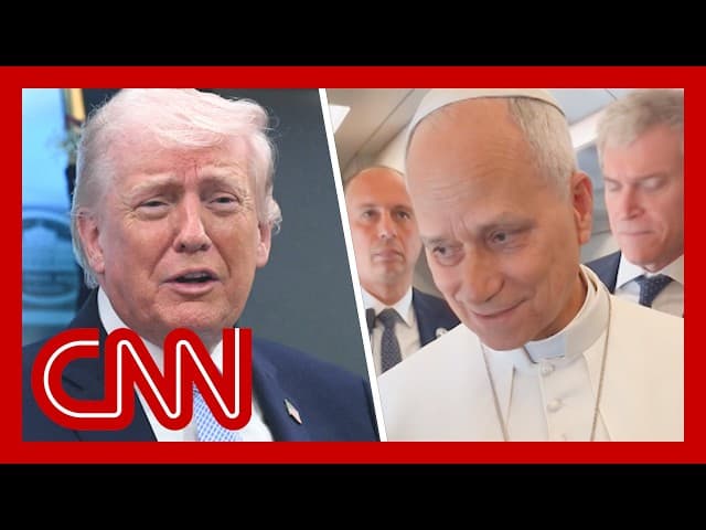 Pope Leo pushes back after Trump calls him ‘terrible’