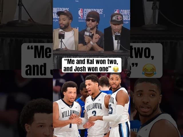 Jalen Brunson had to remind Josh Hart 😭