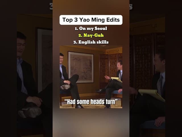 Top 3 Funniest Yao Ming Edits 😂🇨🇳 #nba #basketball