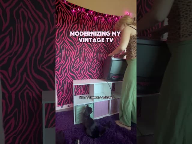 Modernizing my vintage CRT TV!