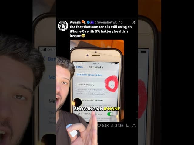 This iPhone has a serious problem #tech #apple #iphone