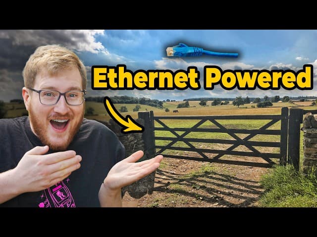 I Built the World's Only PoE Powered Gate