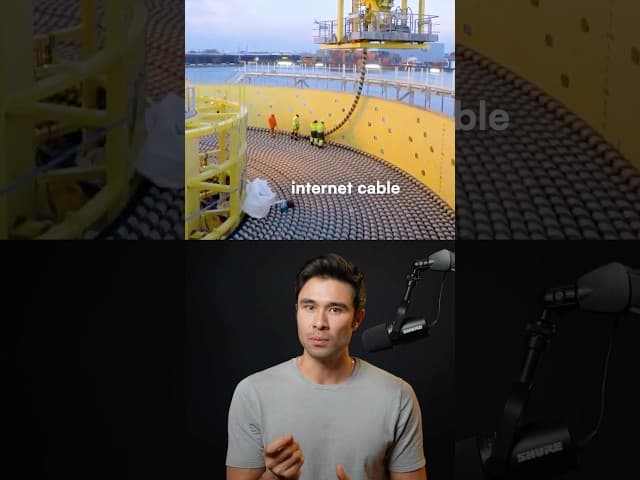 RIP to the first transatlantic internet cable 🌐👀 #trendingshorts #tech #internet