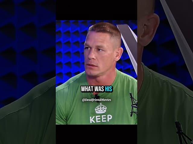John Cena On Calling The Rock Out For Writing Promos On His Wrist