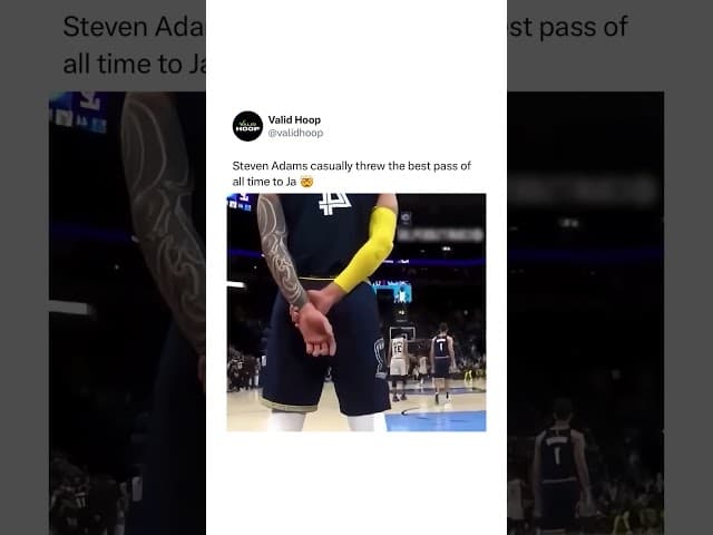 He CASUALLY threw the best pass ever 🤯
