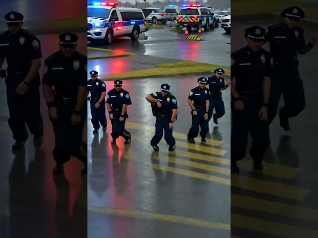 🇺🇸 U.S. Police Officers Dance to "Blurred Lines" – Viral Street Performance!
