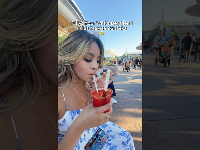 White Boyfriend Tries Mexican Food🤣 #couple #couplegoal #couplecomedy