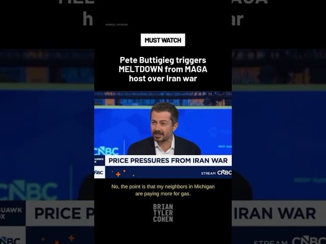 Pete Buttigieg triggers MELTDOWN from MAGA host over Iran war