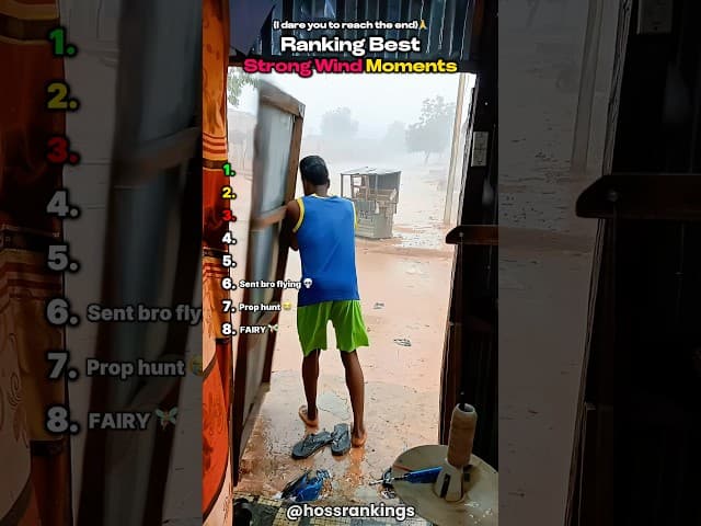 Ranking Best Strong Wind Moments😭💀