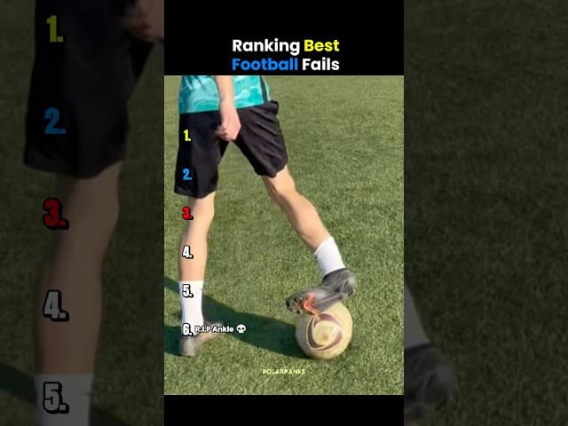 Ranking Best Football Fails 😭