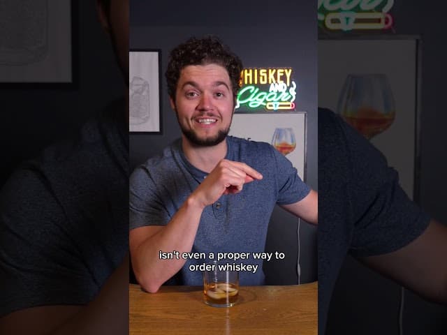 Don't order whiskey like this 😅 #whiskeyadvice