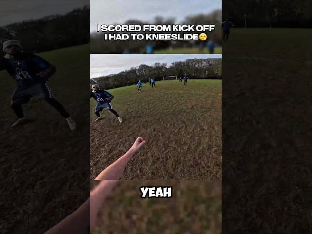 I HAD TO KNEESLIDE😮‍💨 #povfootball #football #kneeslide #goal #funnyfootball #soccer #povsoccer