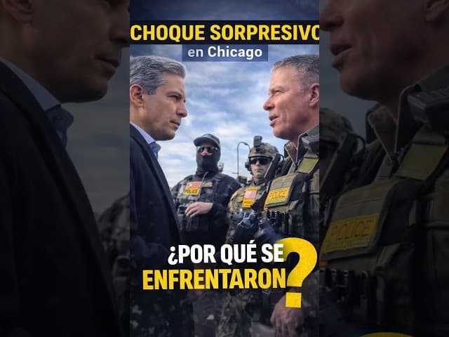 Esto pasó en Chicago: funcionario confronta operativo federal en plena calle #shorts  #latinosenusa