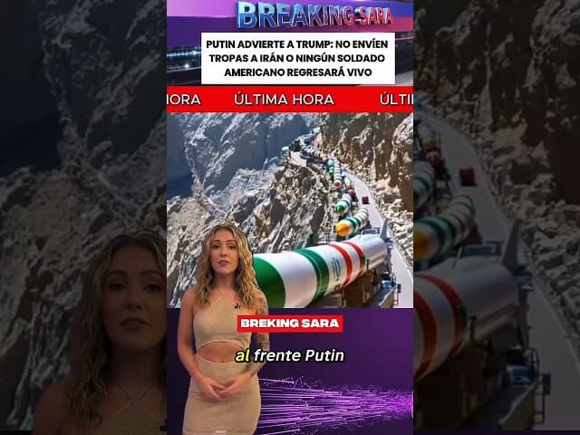 Putin advierte a Trump, no envíes Tropas a Iran o ningún soldado regresará con vida #trump #mundo