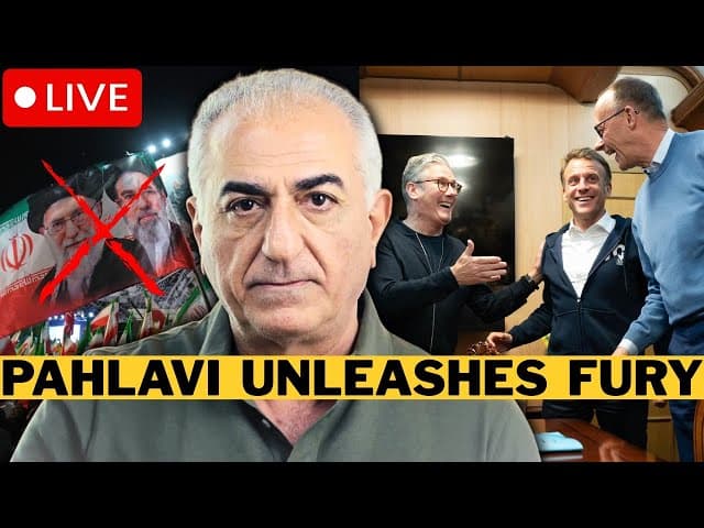 🚨 LIVE: Reza Pahlavi Goes To WAR On Europe For Defending IRGC - Iran Revolution