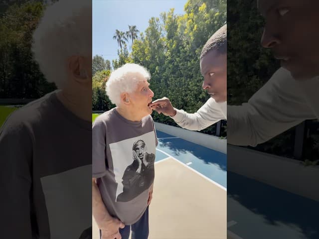 Granny understands it now!😂🏀 #LethalShooter #Redbull #nba #skit