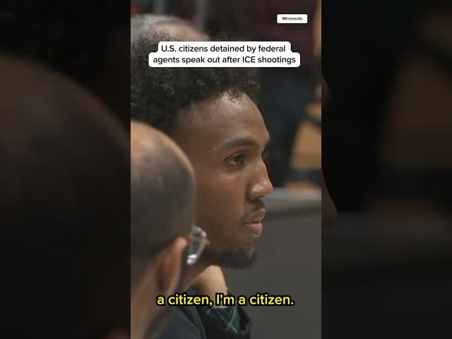 Hear witness testimony from U.S. citizens detained by federal agents after ICE shootings