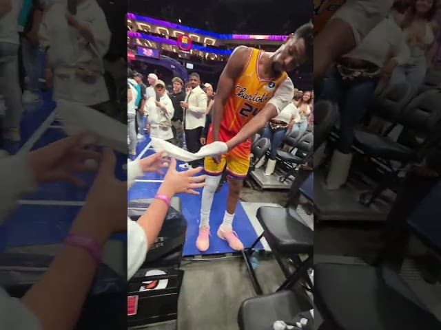 Basketball Players being Awesome #hornets #basketball #lameloball