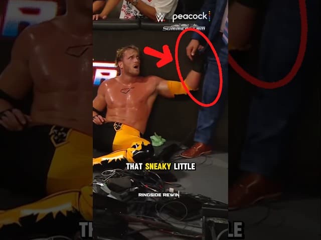Logan Paul's Secret Hand-Off to Michael Cole👀